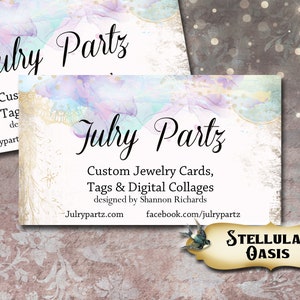 STELLULAR OASIS Business Cards•Designer Card Collection•Custom Business Cards•Custom Cards •Custom Calling Cards•Design 3