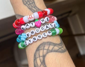 Custom Kandi Friendship Bracelet
