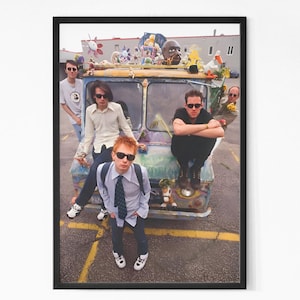 Radiohead  Vintage Poster. Tom Yorke, Rock Band Poster. Music Poster. Vintage Poster. Concert Poster. Printable.