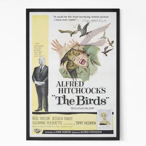 鳥 (1963) ポスター アメリカンナチュラル ホラー スリラー映画