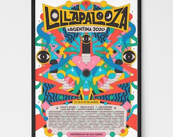 Lollapalooza '91 13x19 Concert Poster Print - Etsy