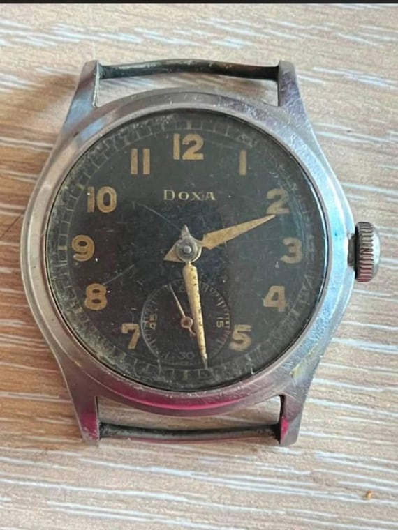 Original WWII Doxa Military Wristwatch
