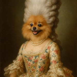 Custom Queen Pet Portrait