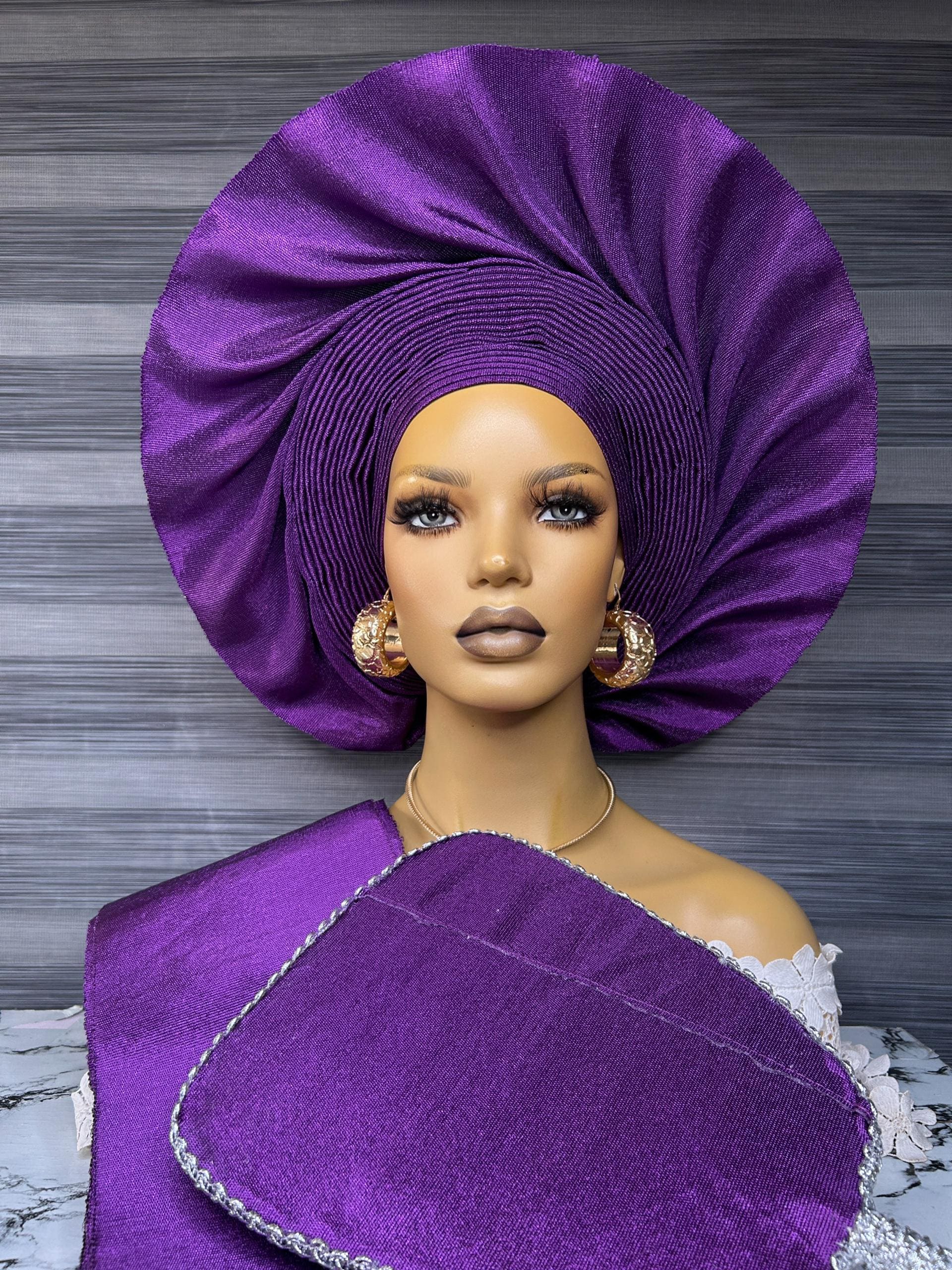 Elegant Purple Ladies Headwrap with Floral Sequin Accent

GEL8 0526 Purple Sequin Headwrap - Etsy main image 2