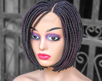Bob braid Wig, Box Braid Wig, African Braid Wig, Nigerian Braid Wig, Braid Wig For Black Women, Short Braid Wig, Braided Wig