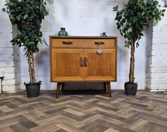 Vintage mid-century g plan sierra teak sideboard cabinet