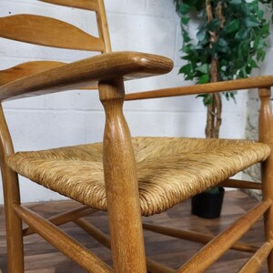 Beautiful John Richardson Rocking Chair Handmade Arts & Crafts Style Solid Ash image 5