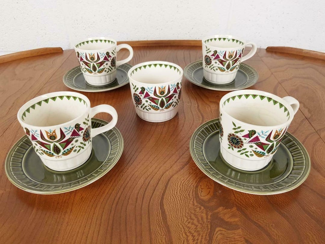 Paolozzi Tea Set Vintage 1960's Palissy Contessa Tea Set 9 Pieces - Etsy UK