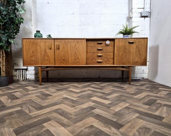 Vintage mid-century g plan brasilia long teak sideboard scandi danish retro mcm