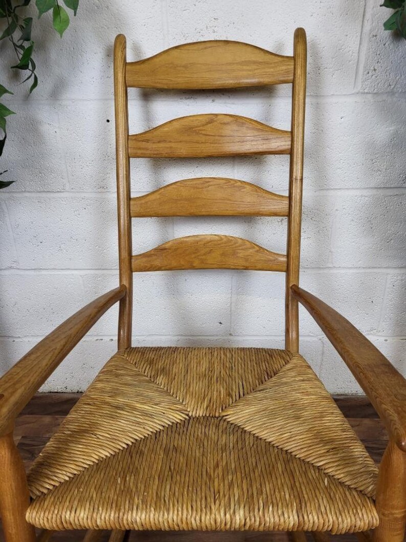 Beautiful John Richardson Rocking Chair Handmade Arts & Crafts Style Solid Ash image 3