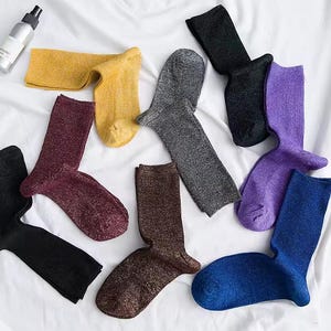 Sequin sock