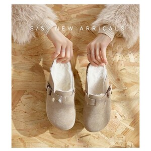 LACOFIA Pantofole Invernali Bambina Ciabatte Peluche Morbido Per - Foto 2