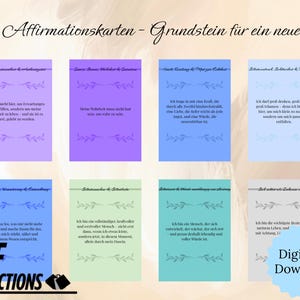 100 affirmations contre les vieilles croyances | Des déclarations « je » valorisantes dans 12 sujets | Format A4 et Mini | y compris l'espace libre pour l'auto-écriture