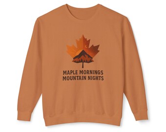 Autumn Mountains Sweatshirt, Nature Lover Gift