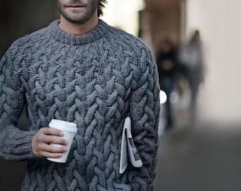 KiNVARA HANDKNIT アイルランド製 ビンテージ フィッシャーマン Oasis! Vintage Fisherman's Knit アイルランド製 ビンテージ