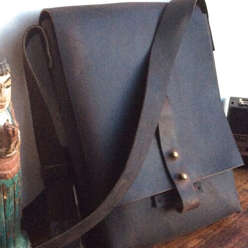 Ipad Bag Leather Mini Leather Satchel Ipad Pro Shoulder Bag - Etsy