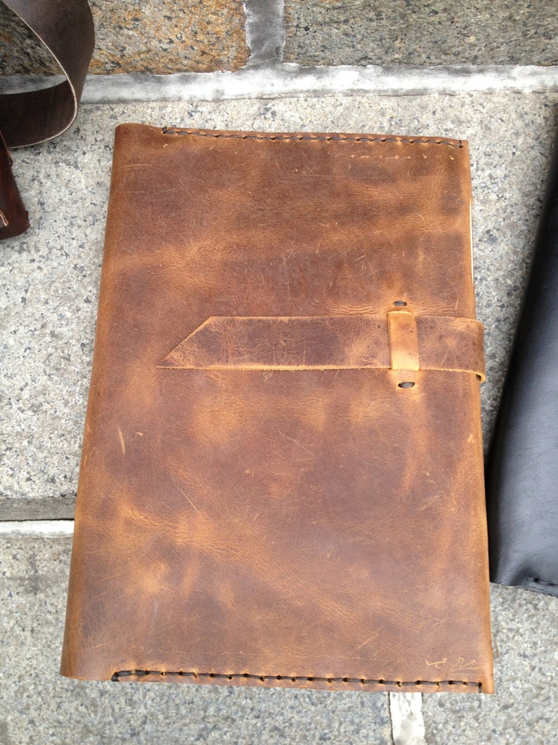 Legal pad folio, Leather padfolio, Travel document case, Padfolio folder, Leather document folio, Legal pad portfolio, Leather writing pad image 3