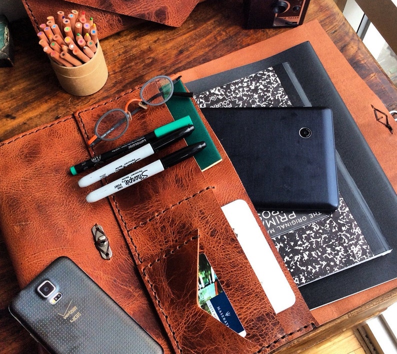 Laptop Clutch MacBook Case Organizer Laptop Sleeve Leather Etsy