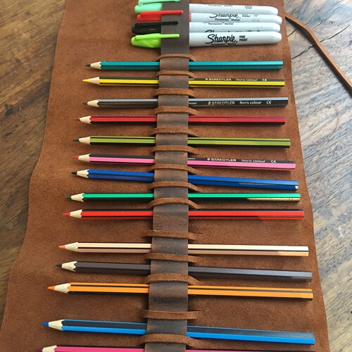 Pen Case Holder Custom Pencil Case Handmade Unique Pencil Etsy