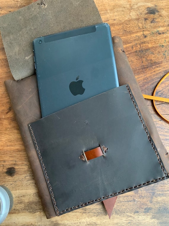 Binder Organizer / Personal Planner Binder Organizer / Handmade Leather Notebook Binder / Half Page Binder / Made by Hand