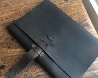 8.5 x 11 Notebook / Refillable Journal / Large Leather Journal / 8.5 x 11 Sketchbook / Hand stitched Leather Journal