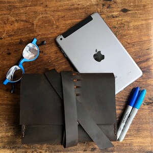 Sketchbook for Art, Custom Made Sketchbooks, Handmade Leather Personalized Notebook Sketchbook, Custom Sketchbook Cover image 7