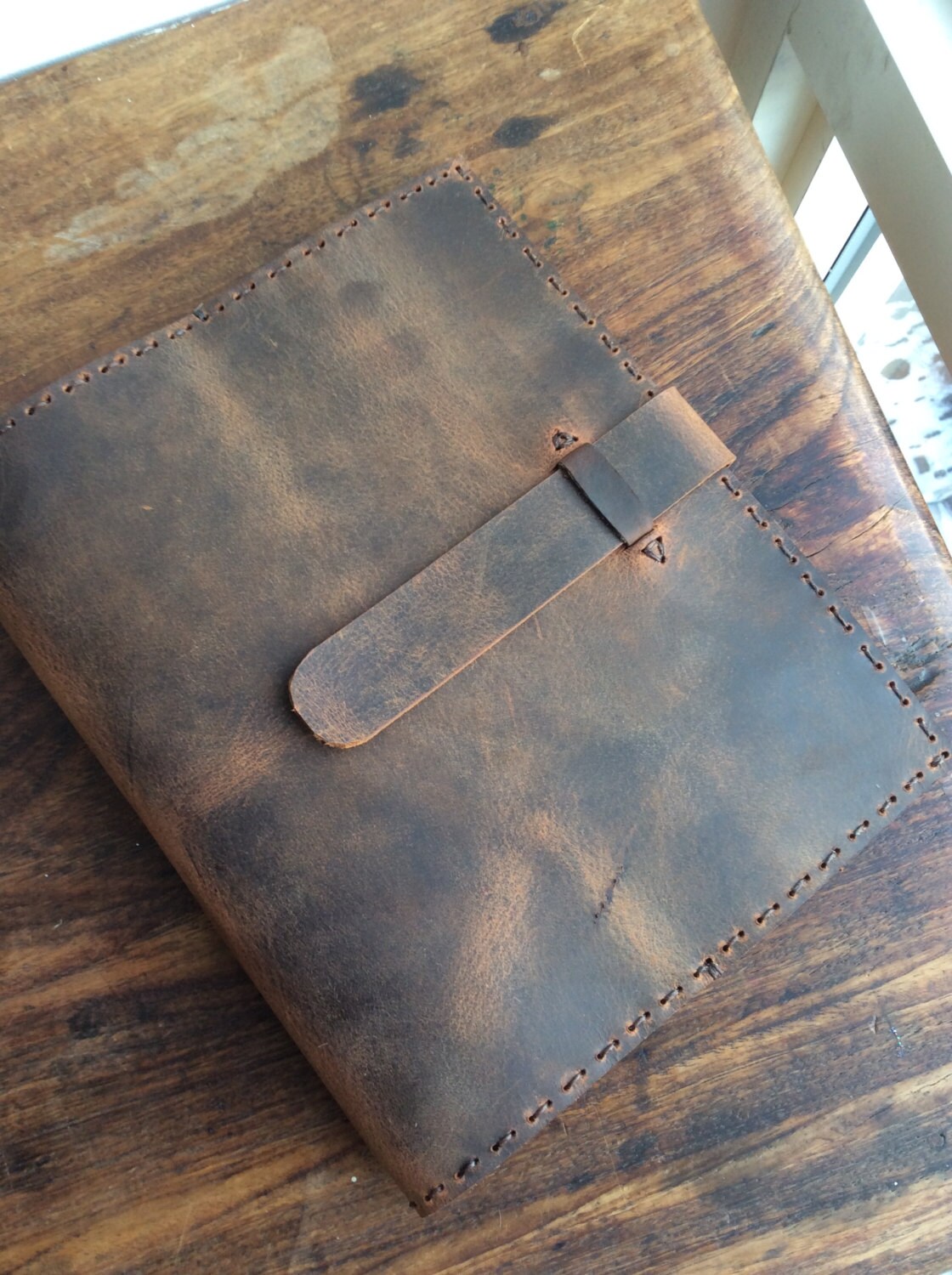 Rustic leather journal, Composition book cover, Handmade composition ...