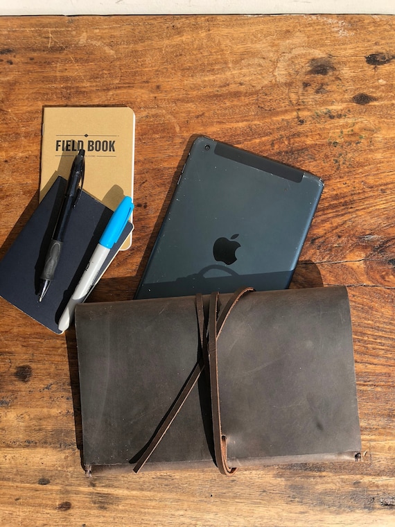 iPad mini envelope clutch, Leather clutch, iPad mini holder, Leather envelope, Mini tablet cases, Handmade iPad Case, Handstitched leather