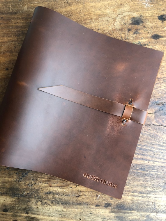 Binder / 8.5 x 11 / Large Notebook Binder / Simple Minimalist Leather Binder / 3 ring Notebook