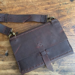 Leather Journal With Shoulder Strap / Best Journal for Travel ...