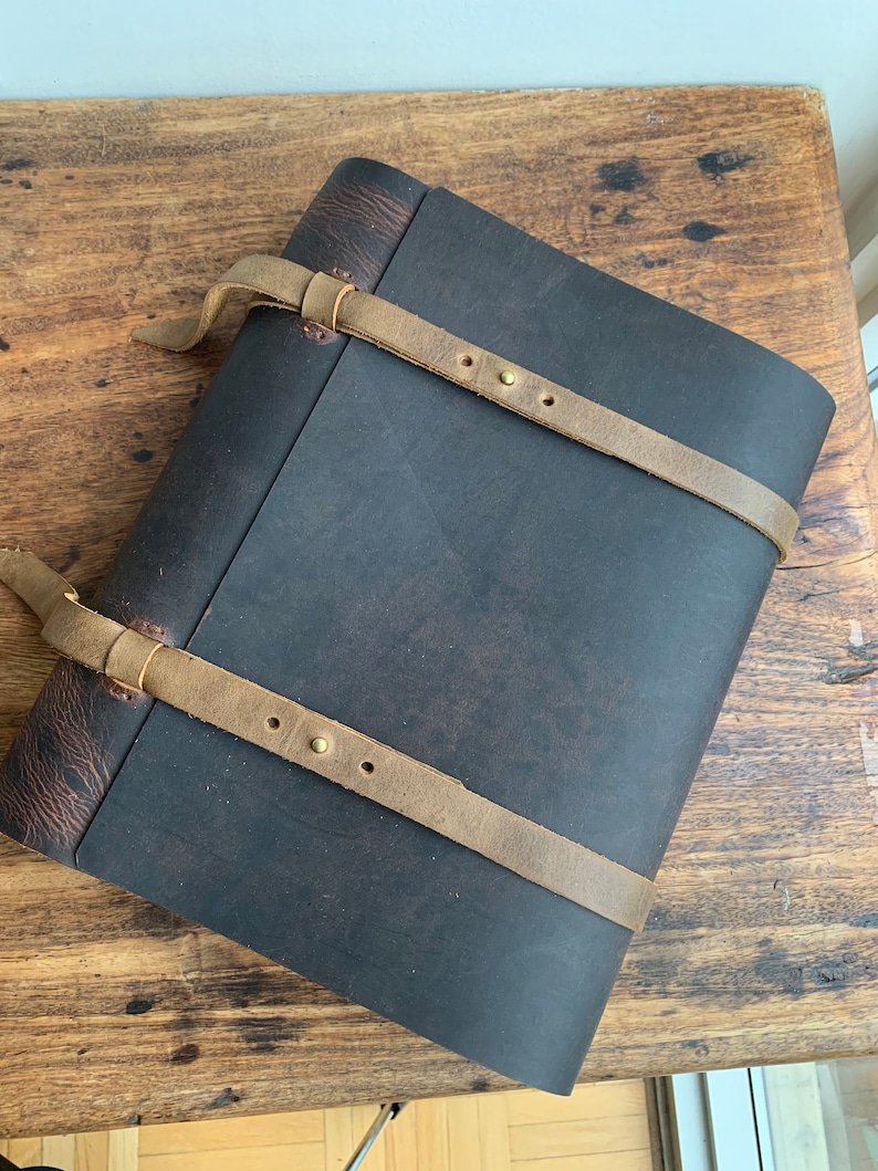 Leather Ring Binder Binder Folder Leather Three Ring Binder Etsy