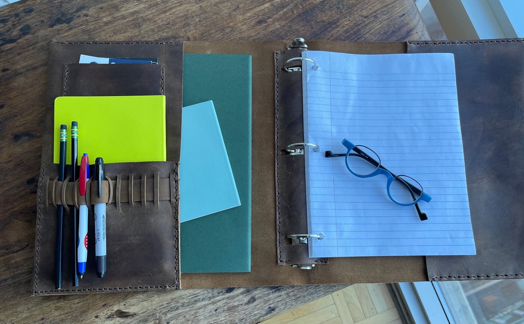 Honey Binder / 3 Ring Notebook Planner Binder / Portfolio Binder With