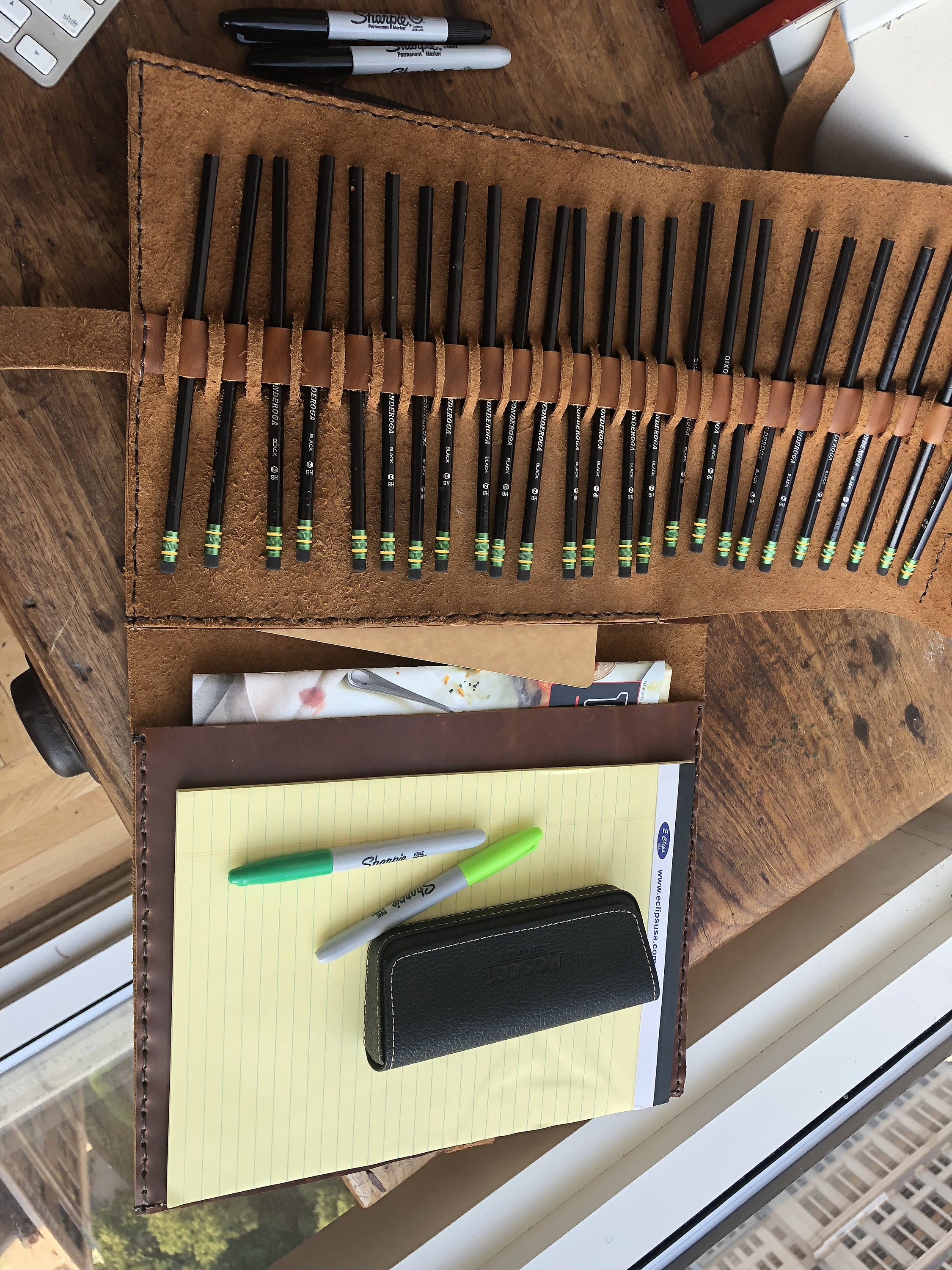 Sketchbook & Pencil Holder – Made Sewing Studio