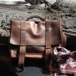 Porte-documents en cuir robuste, sac messager en cuir pour homme, porte-documents en cuir pour ordinateur portable, sacoche en cuir extensible, sac de travail en cuir fait main
