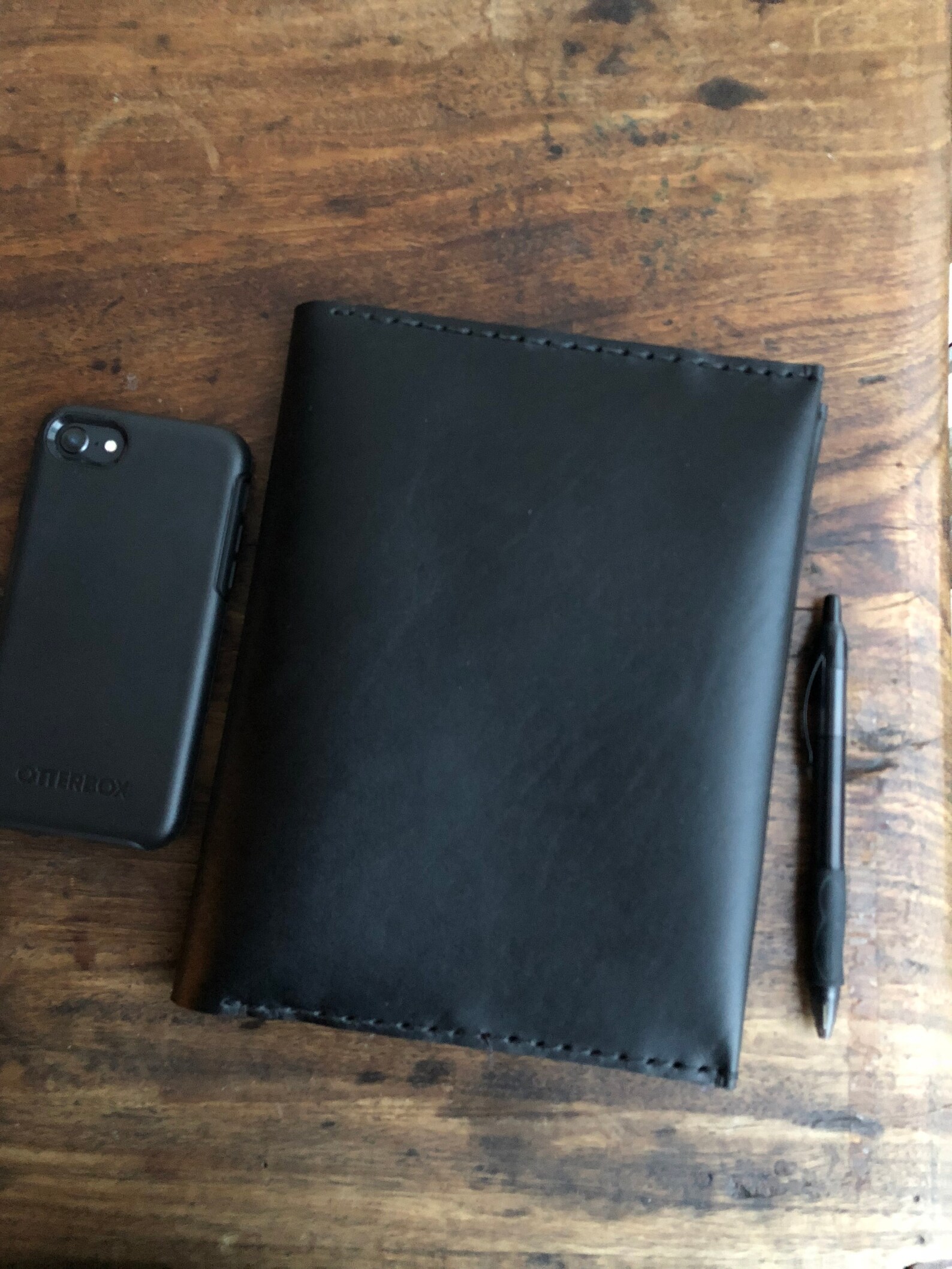 Mini padfolio A5 notepad folio Small notepad holder Leather Etsy