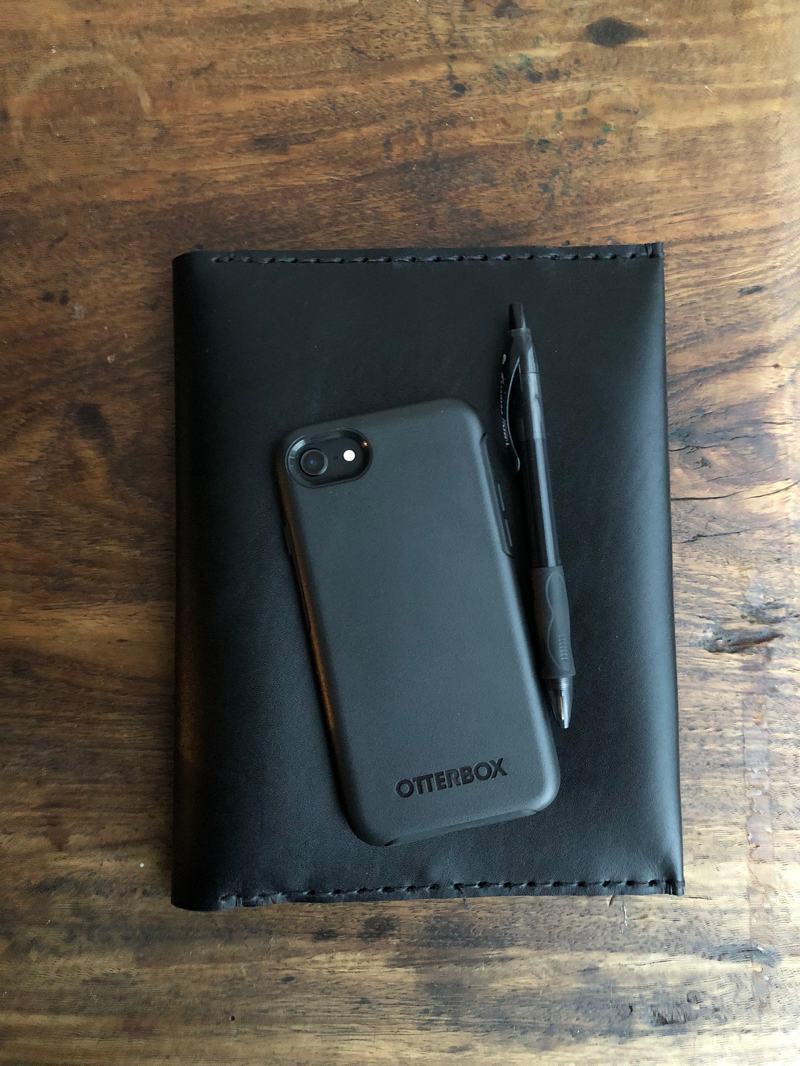 Mini padfolio A5 notepad folio Small notepad holder Leather Etsy