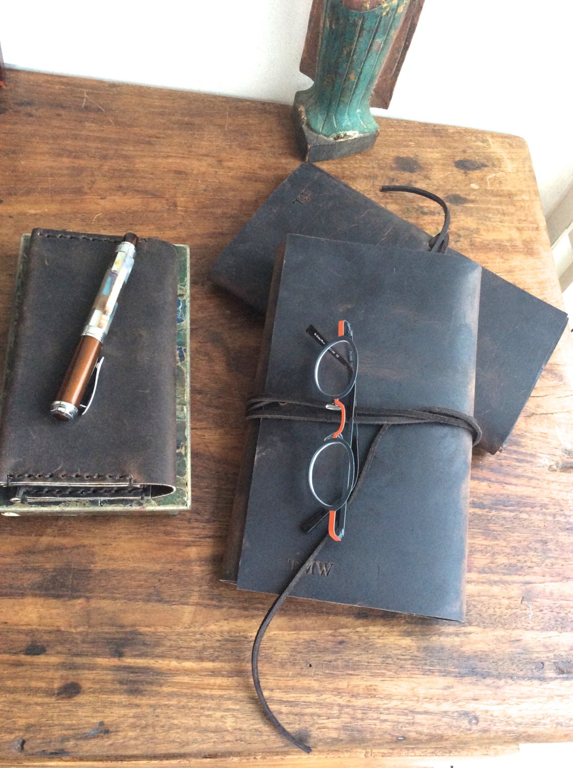 Moleskine notebook custom, Refillable journal, Moleskine custom cover