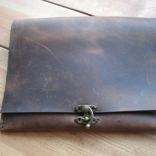 Custom Mack book air case with padding and handle