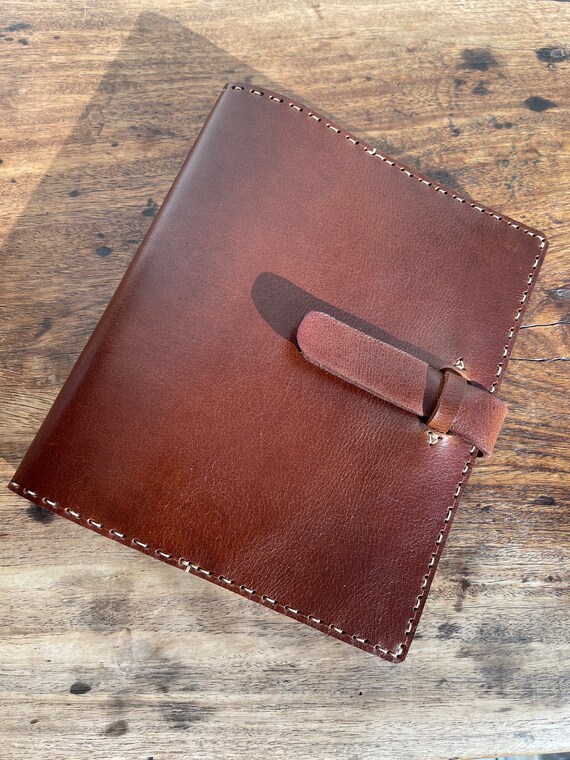 Composition notebook cover, Refillable leather journal, Leather composition book cover, Leather notebook cover, 3rd anniversary gift for him