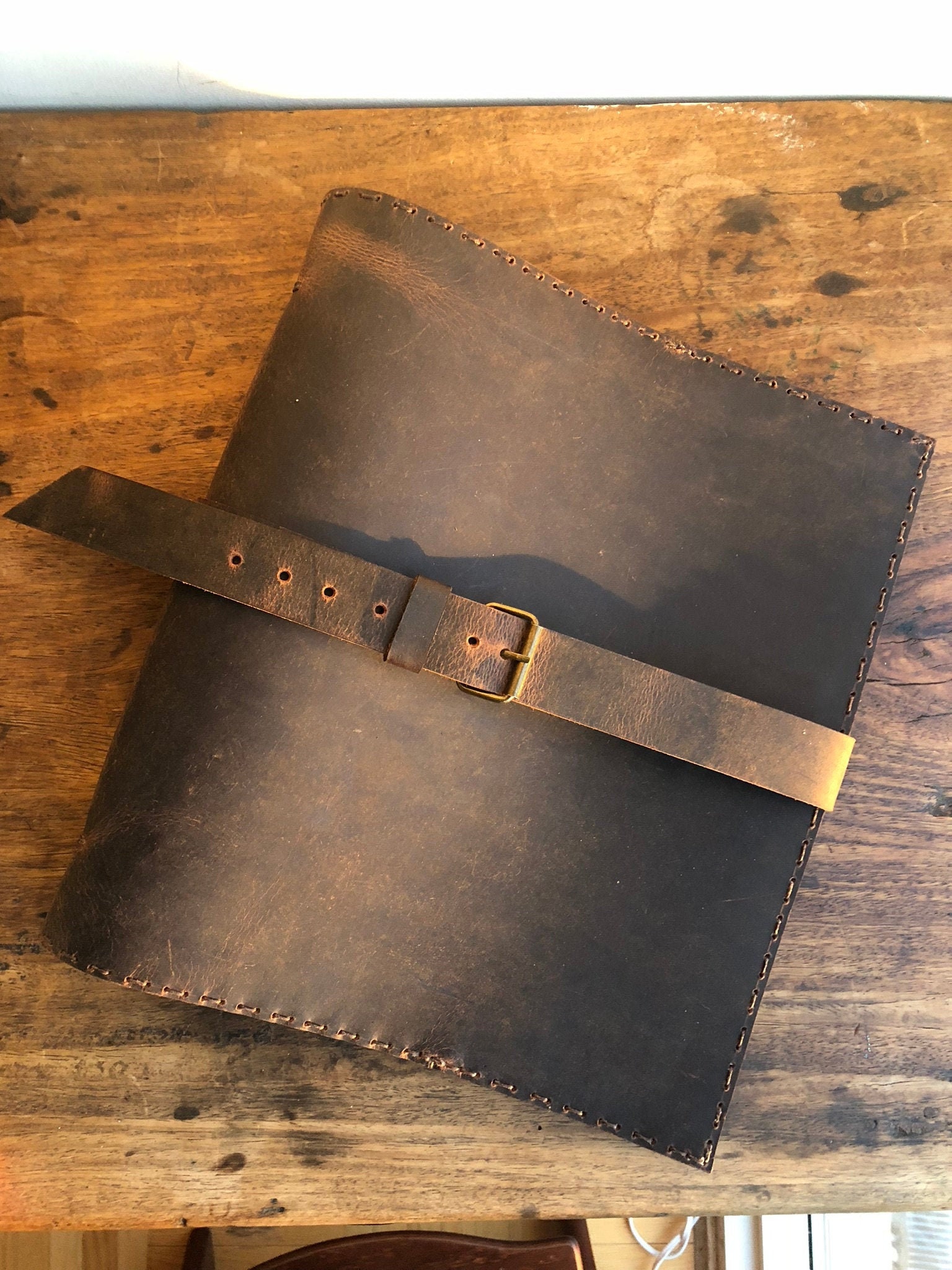 Leather portfolio binder / Professional binder legal pad / Etsy