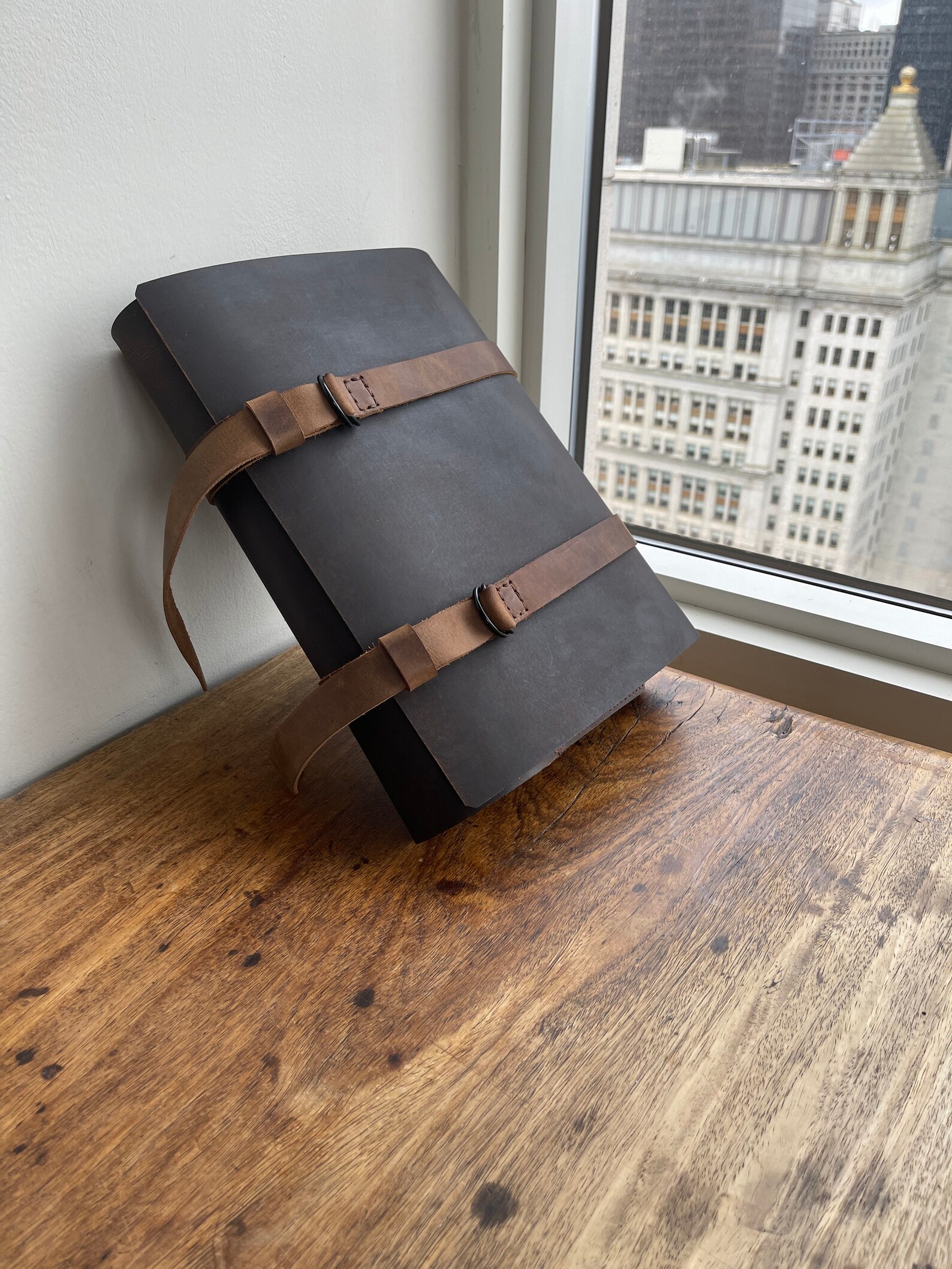 Post Binder 8.5 X 11/ Leather Screw Post Binder/ Handmade Etsy