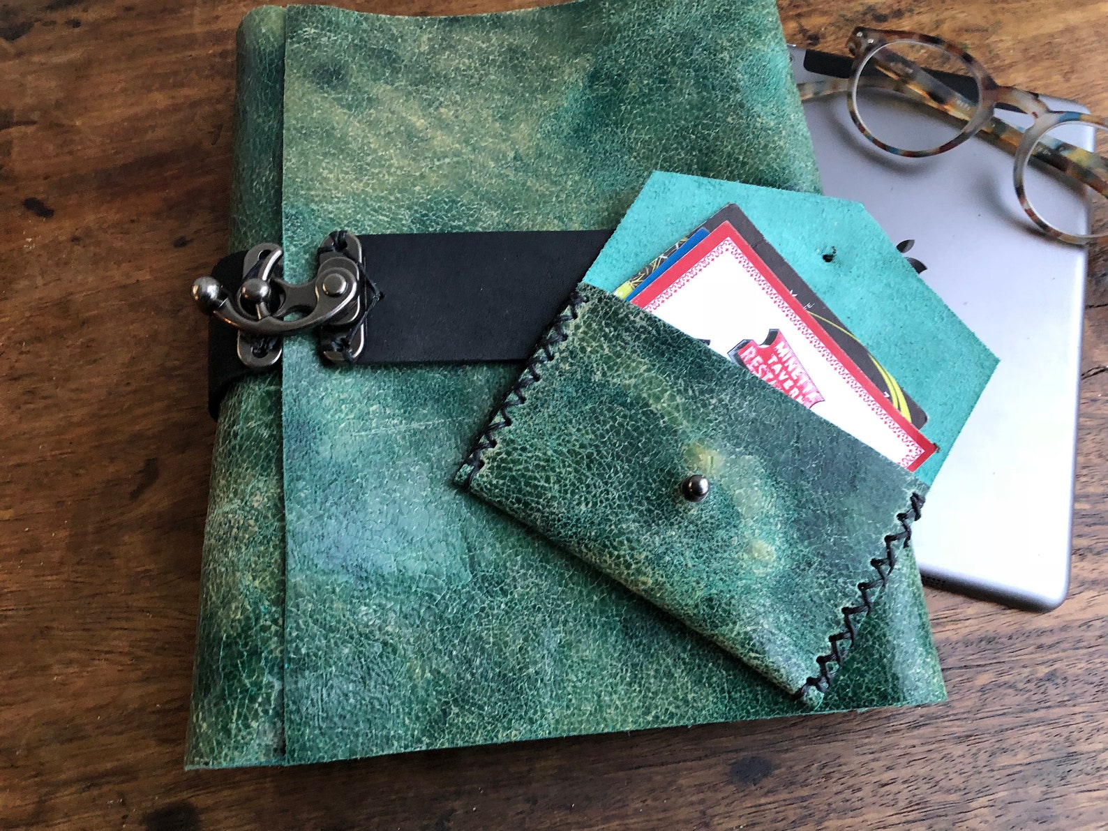 Leather Binder Journal/ Small Binder Planner / A5 Portfolio Etsy