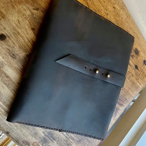 Leather Legal Pad Portfolio / Personalized Leather Legal Size Etsy