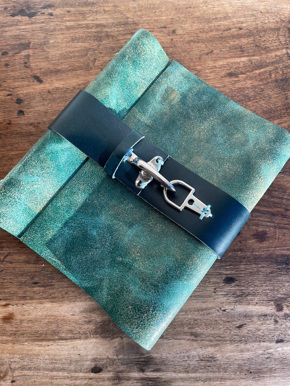 6 Ring Binder / Jade 6 ring planner / 6 ring leather organizer / A5 notebook