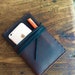 Leather travel organizer passport / Wallet notebook combo / Wallet with phone holder / Leather passport case 