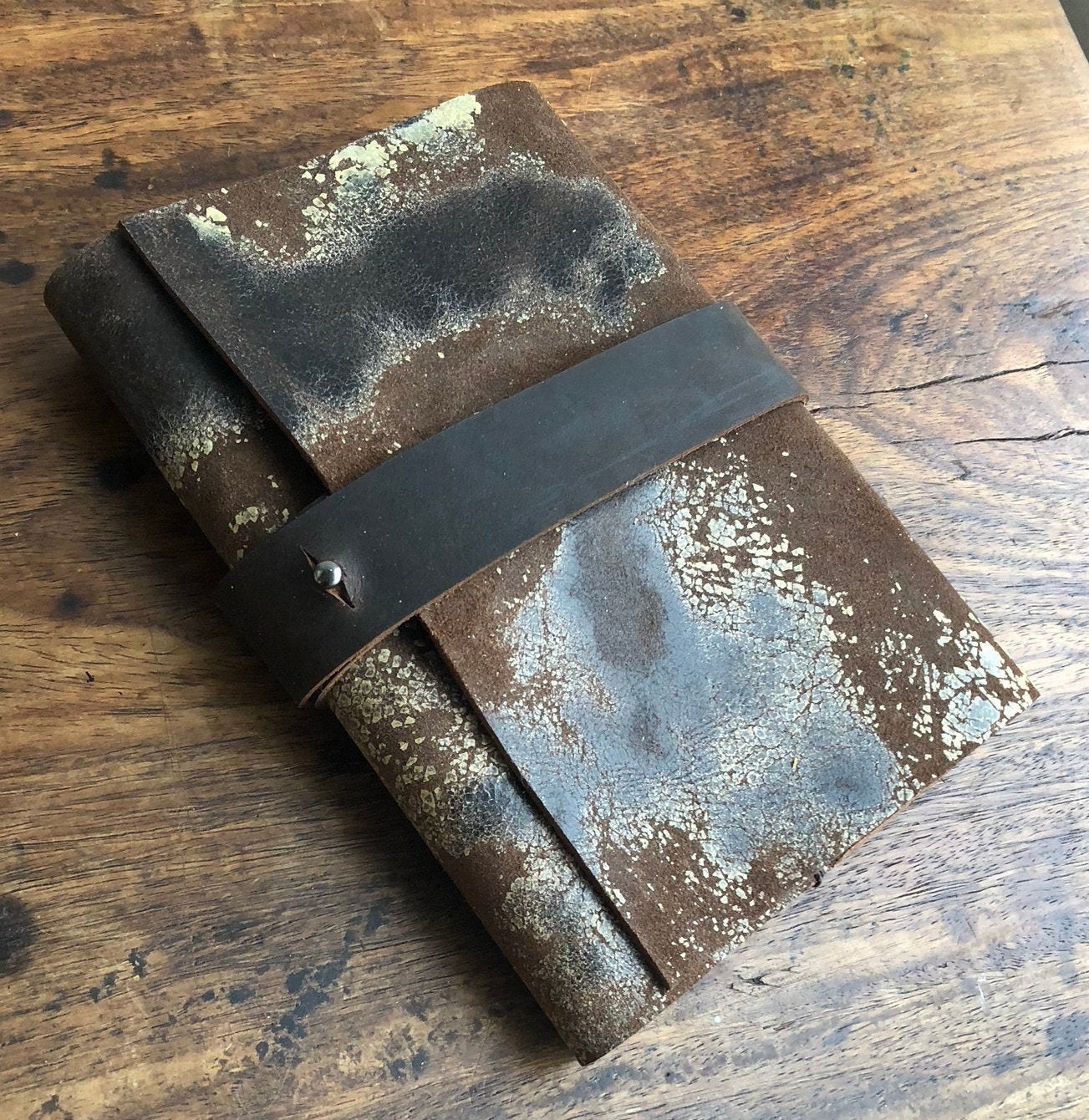 Leather Sketchbook / Refillable Notebook / Drawing Journal / Made in N –  Luscious Leather NYC