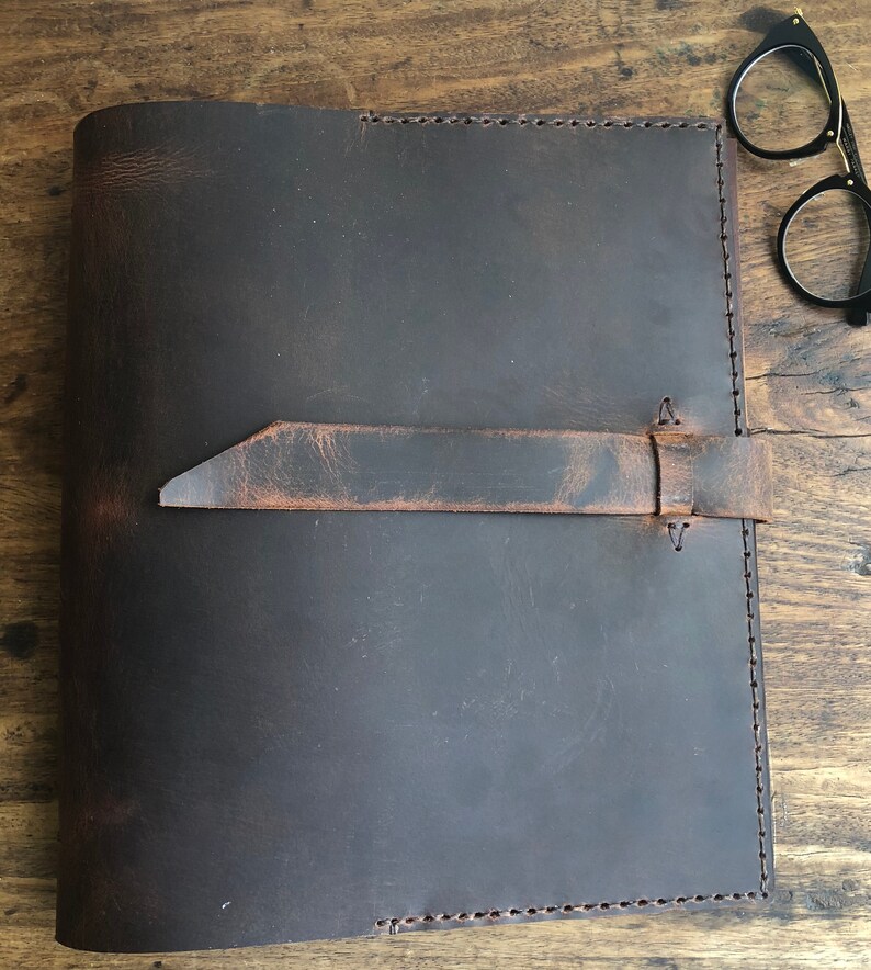 Pocket Binder / Leather Notebook Binder Organizer / 3 Ring Etsy