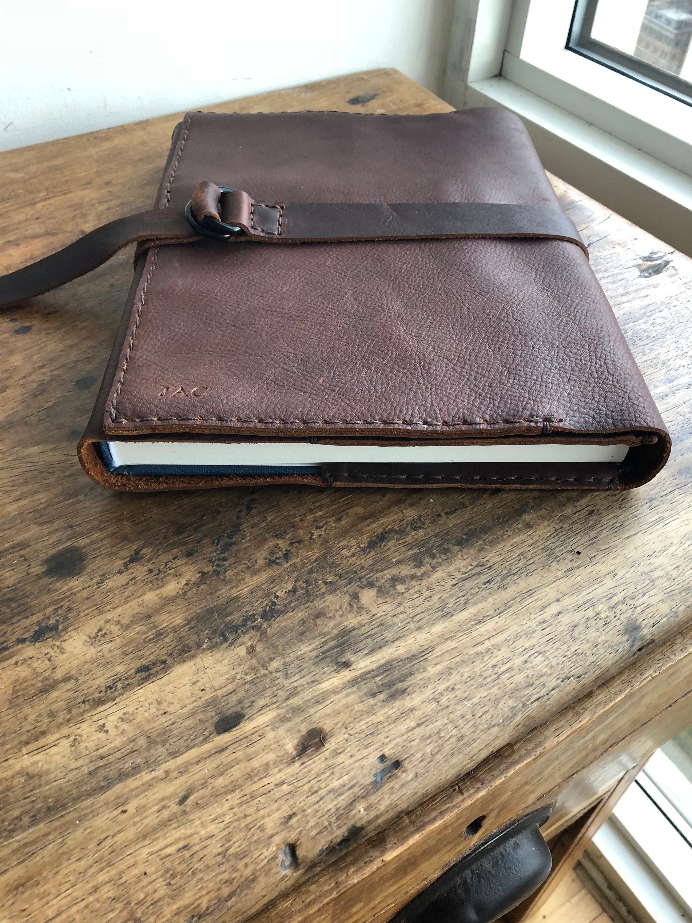 Custom Unlined Leather Sketchbook or Notebook, Golden Brown – Absolutely EVO