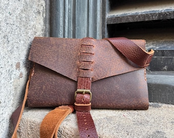 Travelers Sketchbook / Travel Journal/ Leather Travel Notebook / Refillable Journal /  Personalized Diary / Handmade Travel Gift