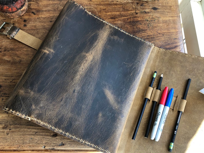 Trifold Binder / Leather Binder 3 Ring / 3 Ring Leather Etsy